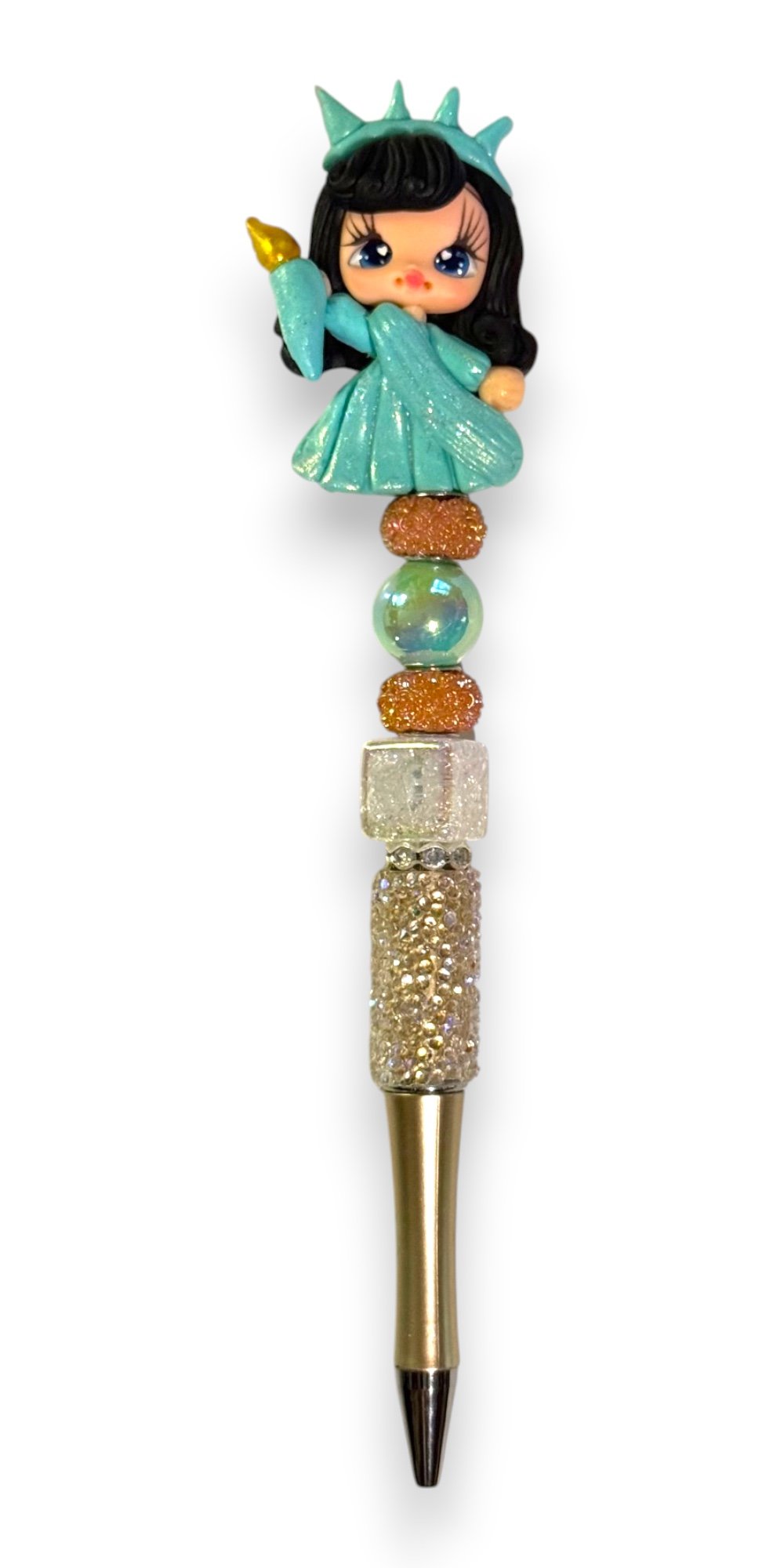 Lady Liberty clay Wand