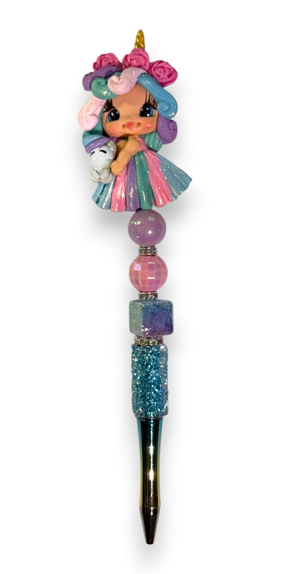 Unicorn Dreamer clay Wand