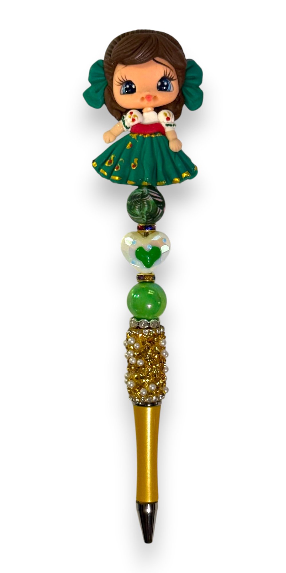 Folklorico Sweetheart clay Wand