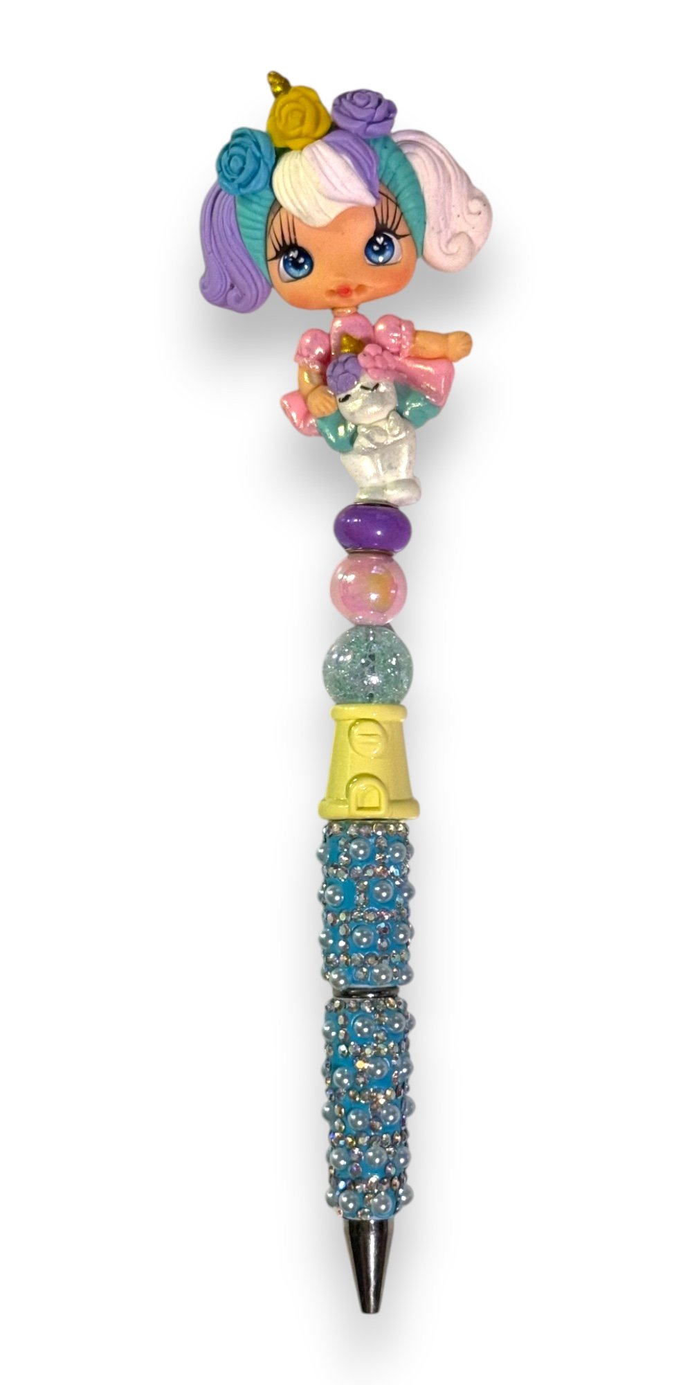 Unicorn Bestie clay Wand