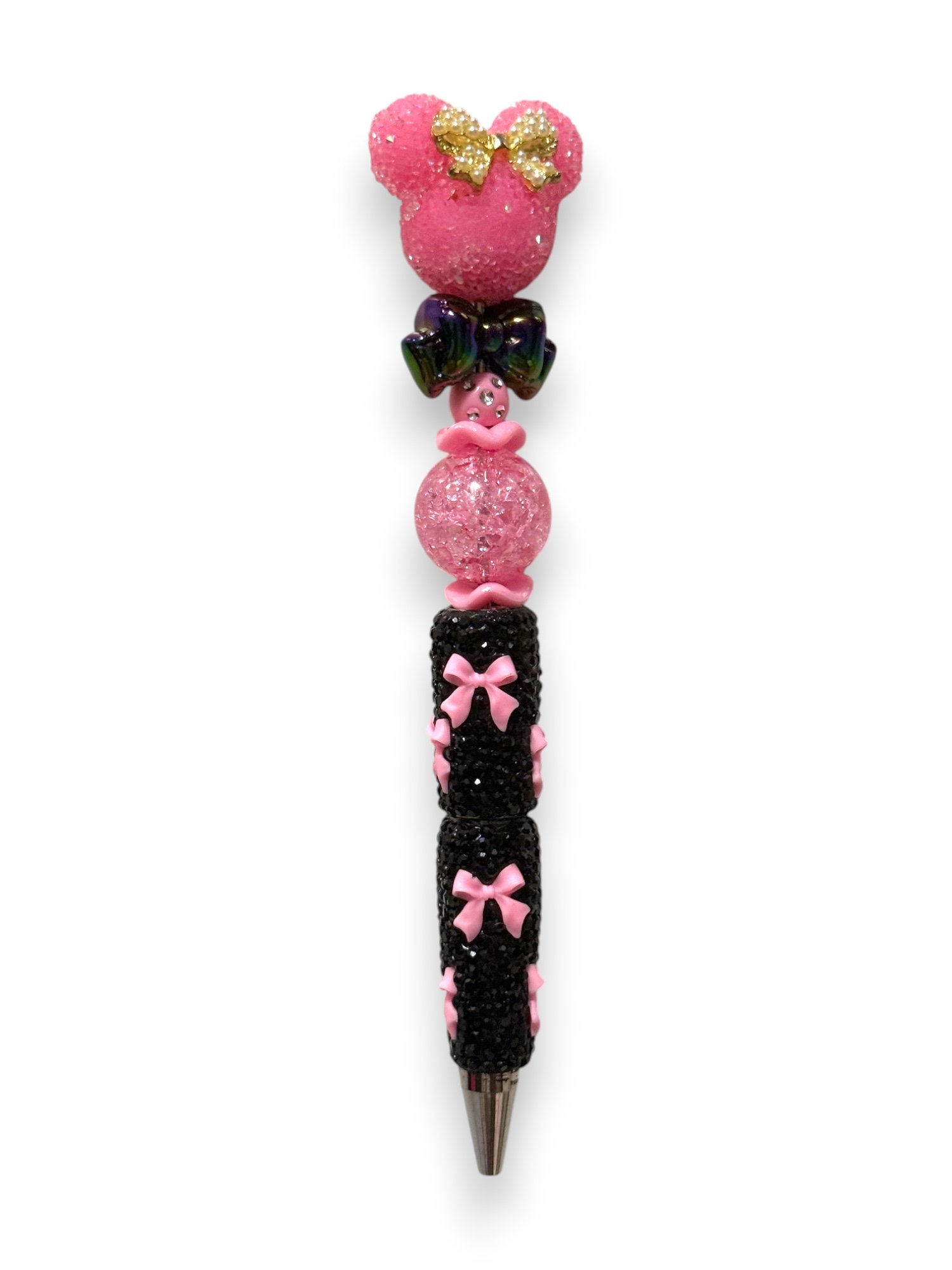 Minnie Ears Pink Bows Wand