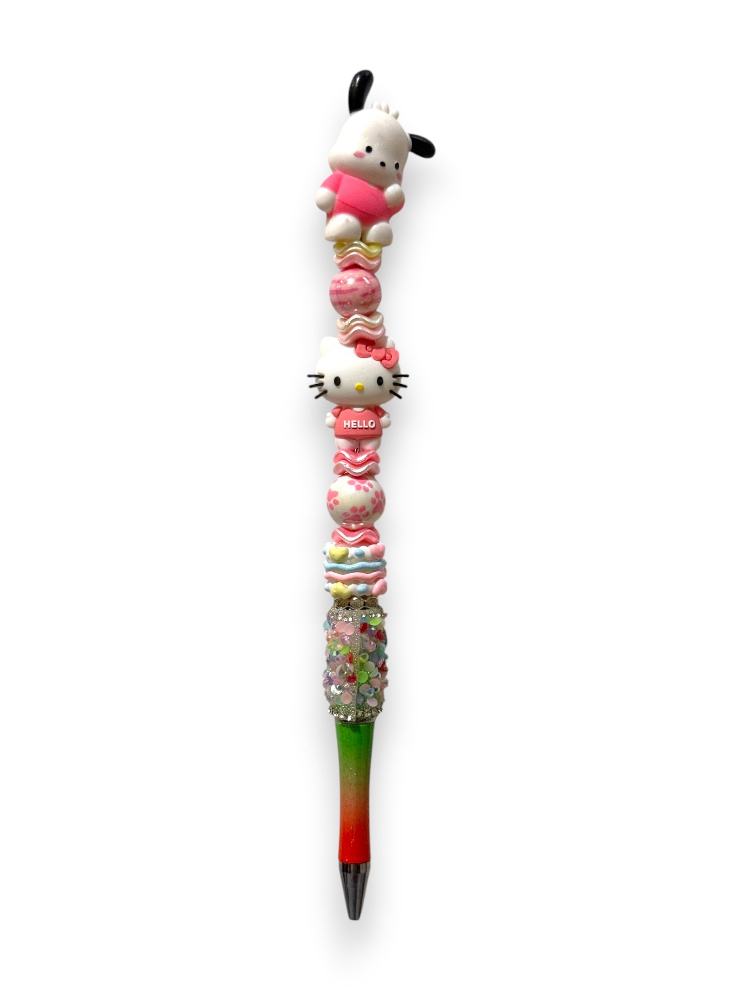 Pochacco and Hello Kitty Wand
