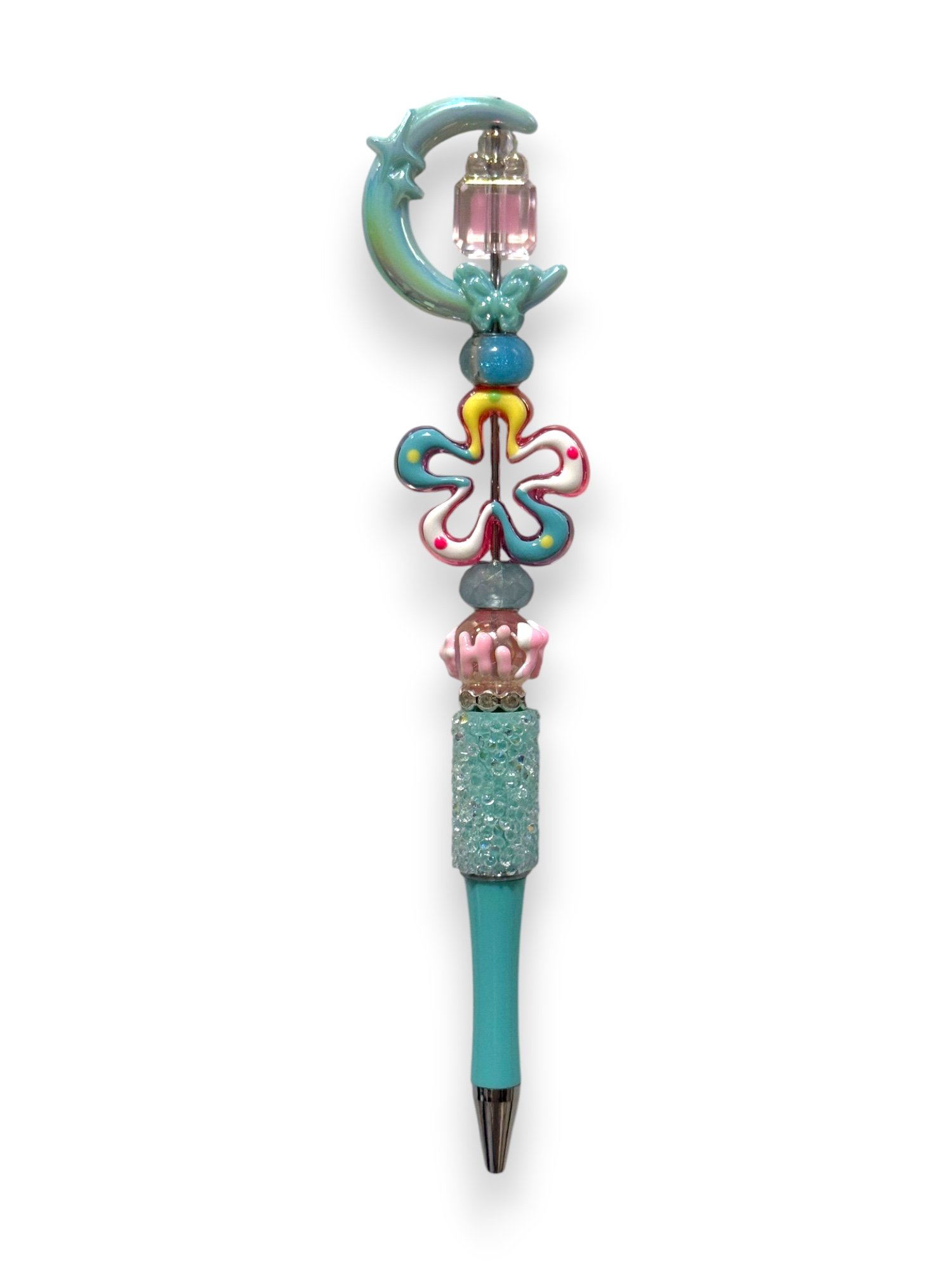 Teal Moon Wand