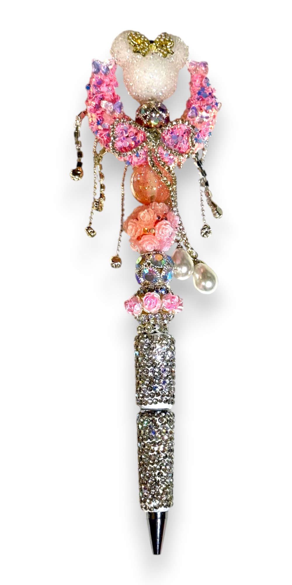 Pink Crystal Minnie Wand