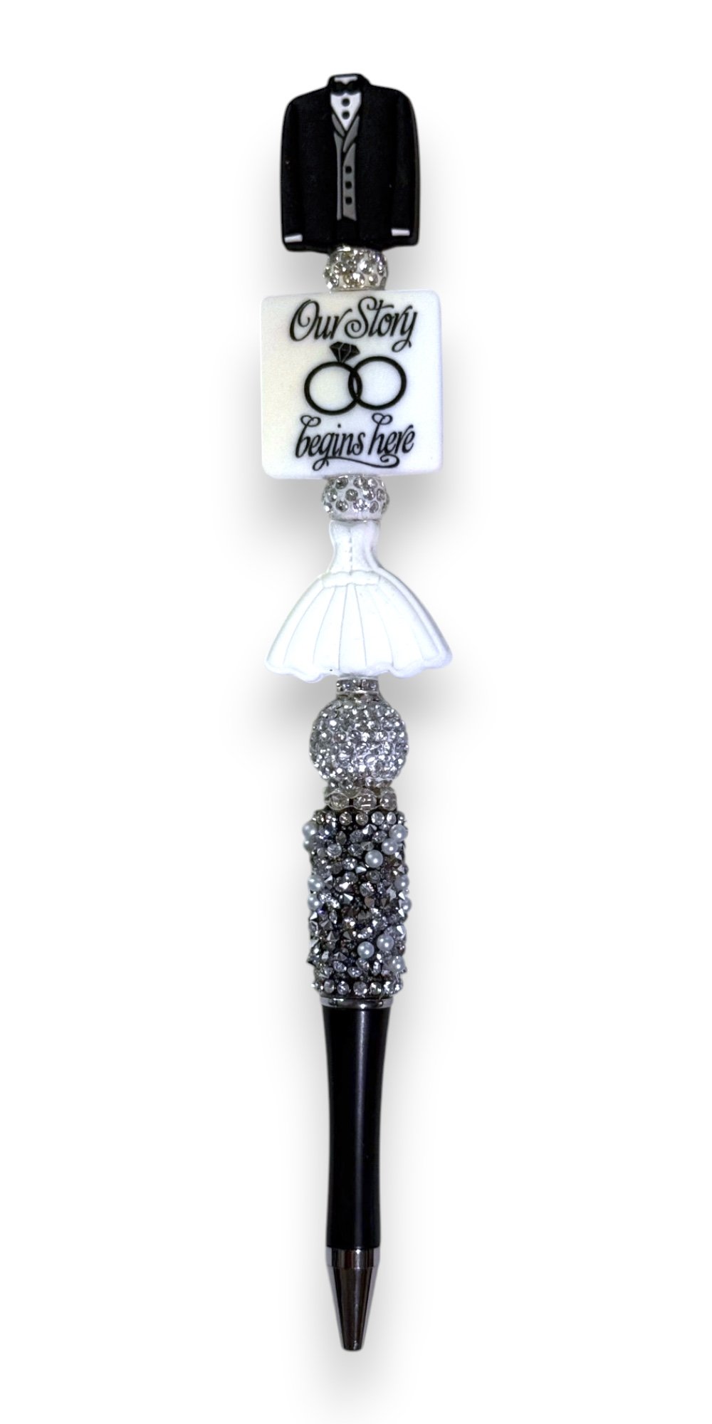 Our Story Begins wedding Wand