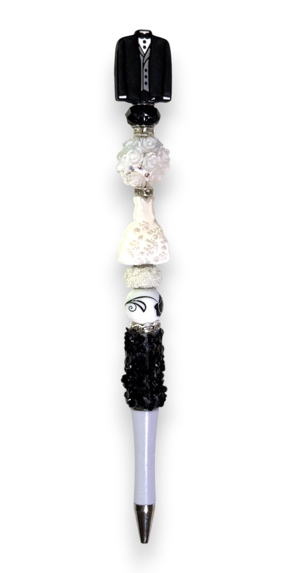 White Rose Vows wedding Wand